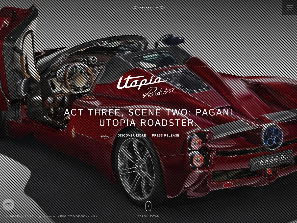 Pagani Automobili Screenshot