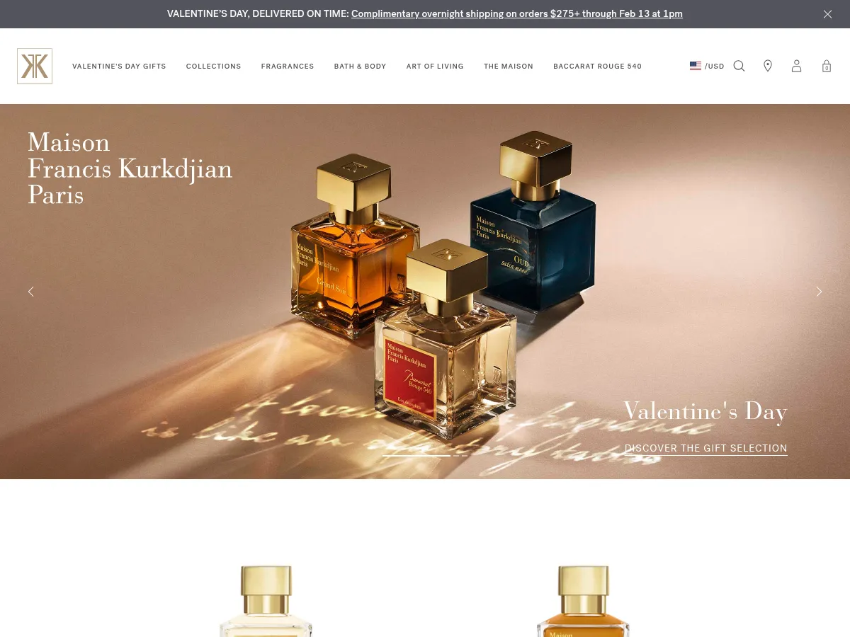 Maison Francis Kurkdjian Screenshot