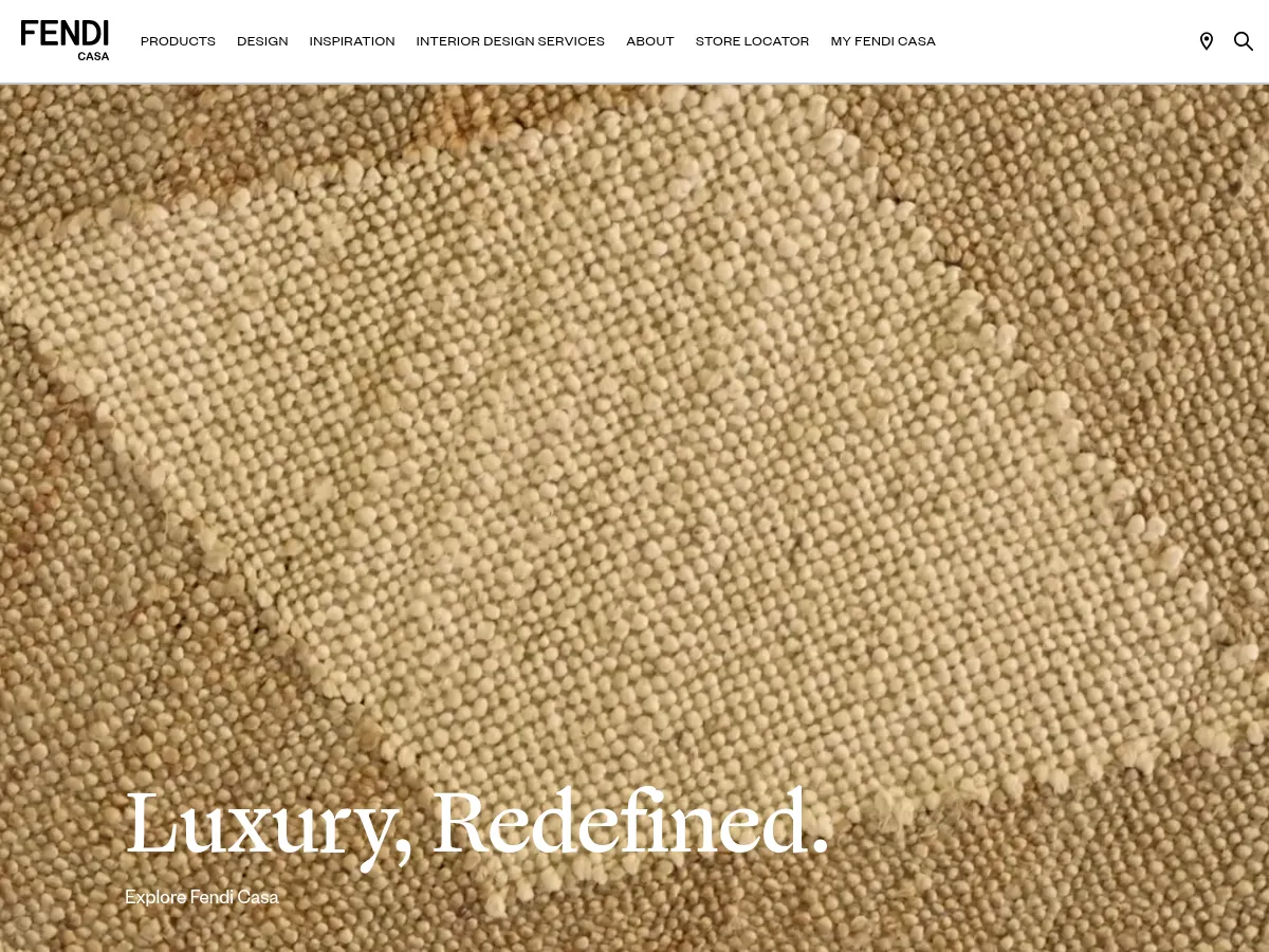 Fendi Casa Screenshot