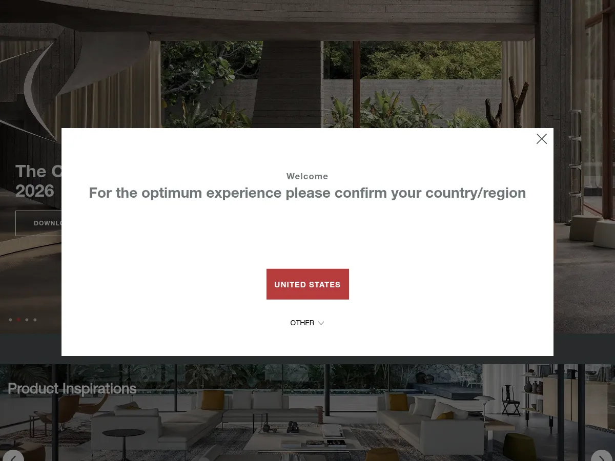 B&B Italia Screenshot