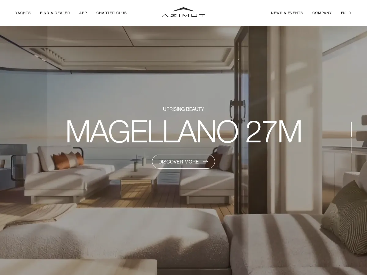 Azimut Yachts Screenshot
