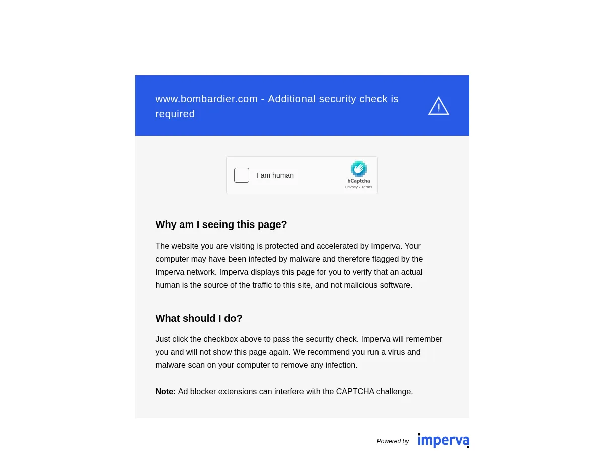 Bombardier Business Aircraft Screenshot