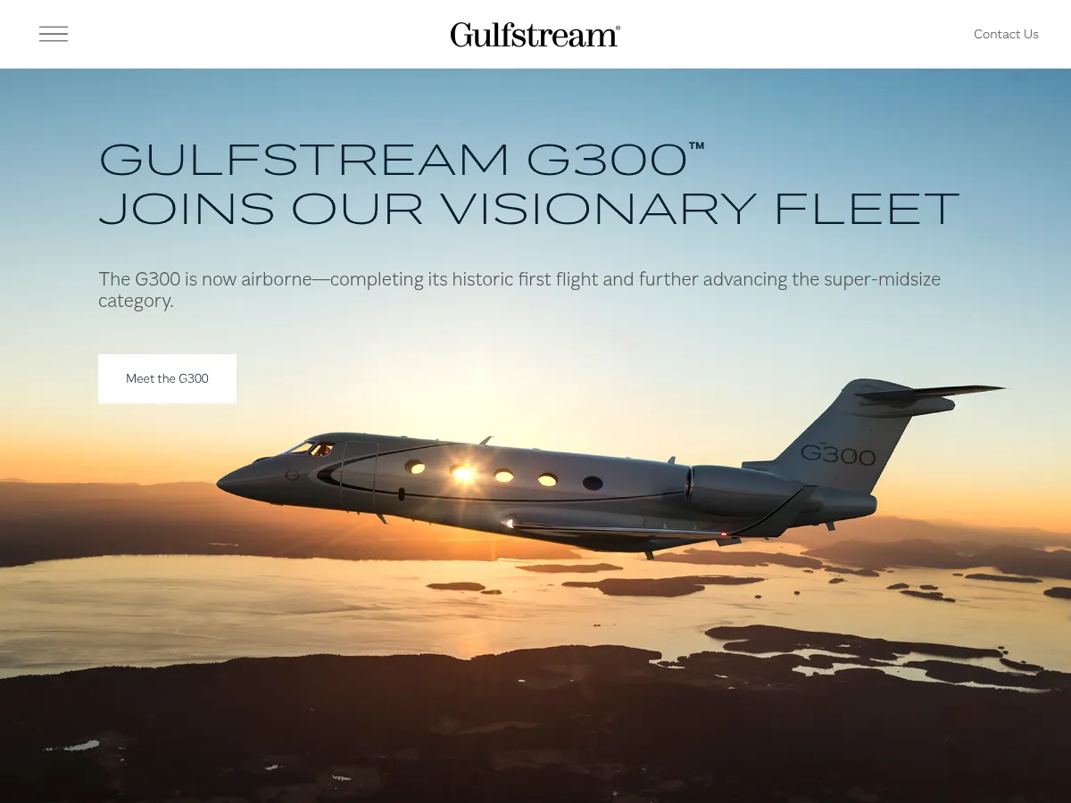 Gulfstream Aerospace Screenshot