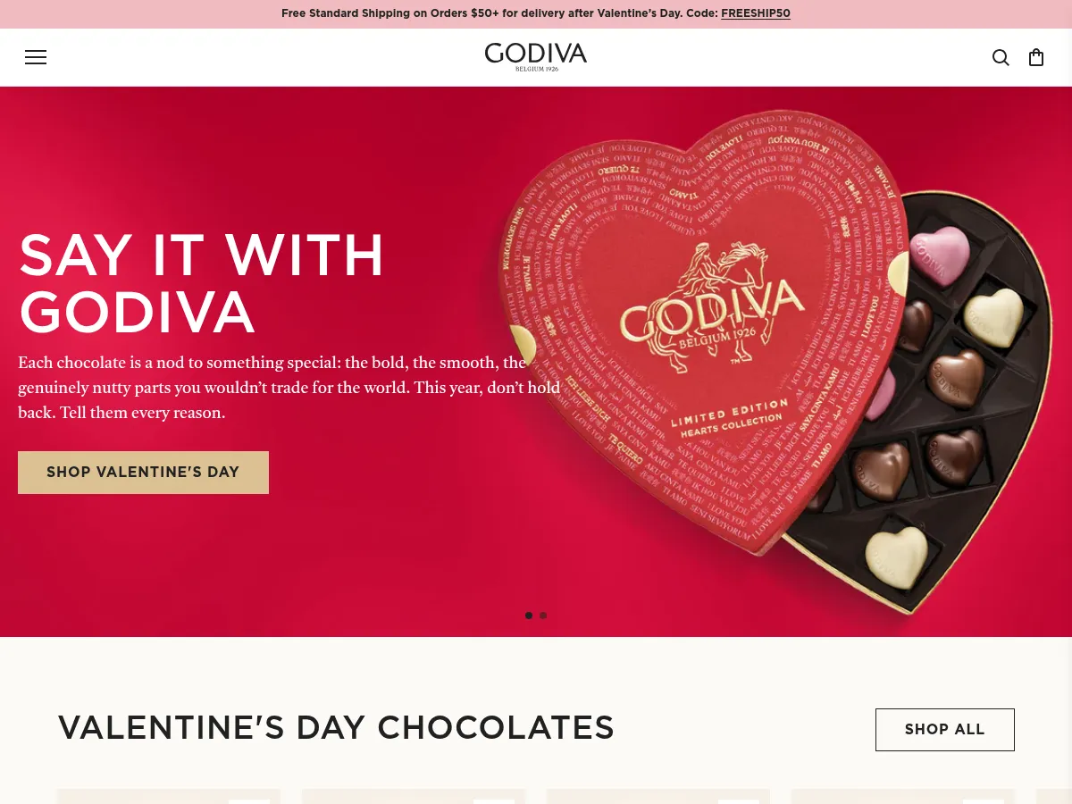 Godiva Chocolatier Screenshot
