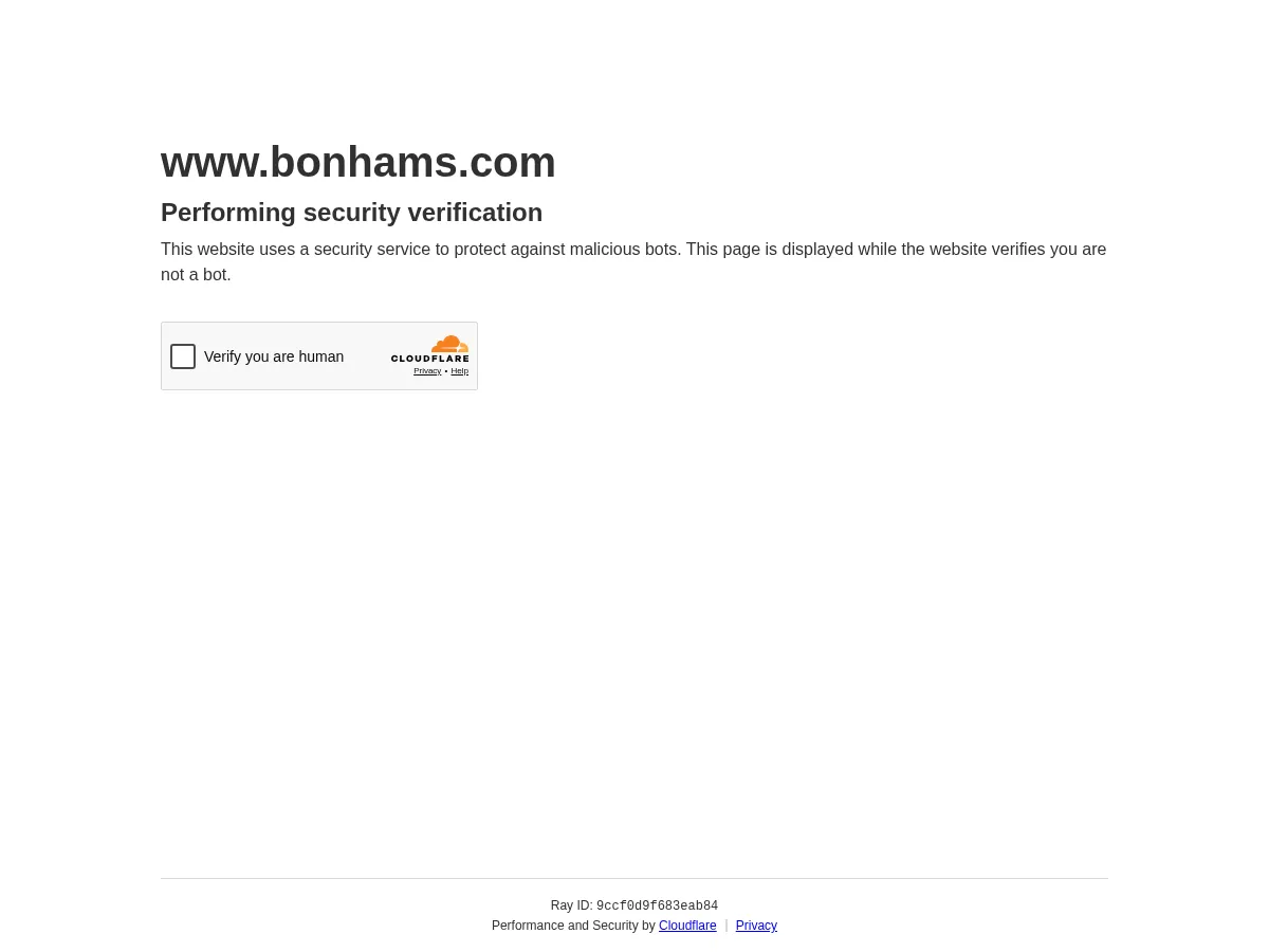 Bonhams Screenshot