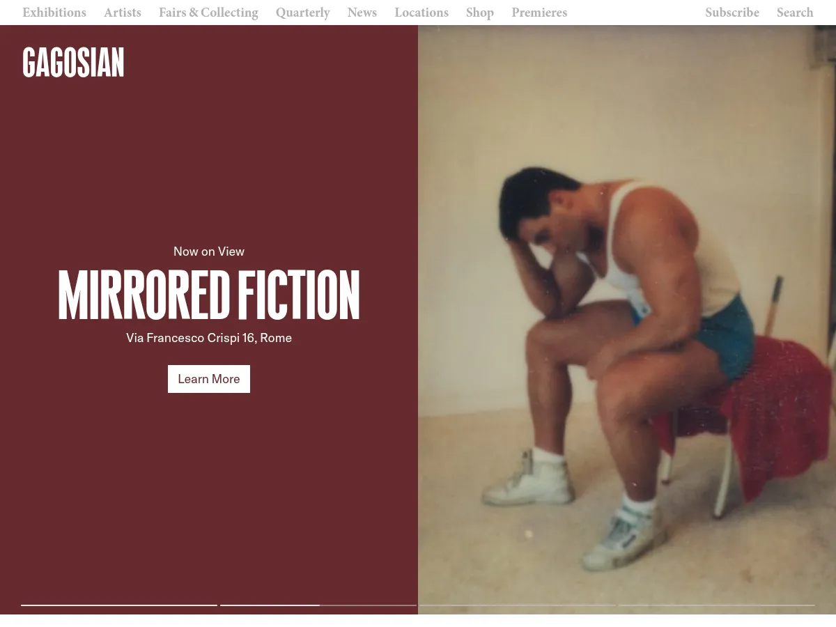 Gagosian Screenshot
