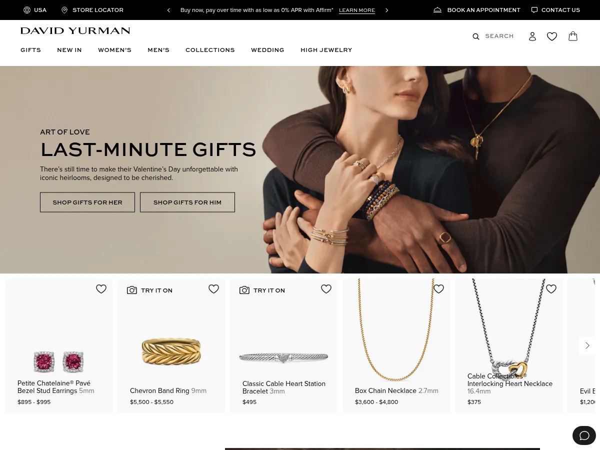 David Yurman Screenshot