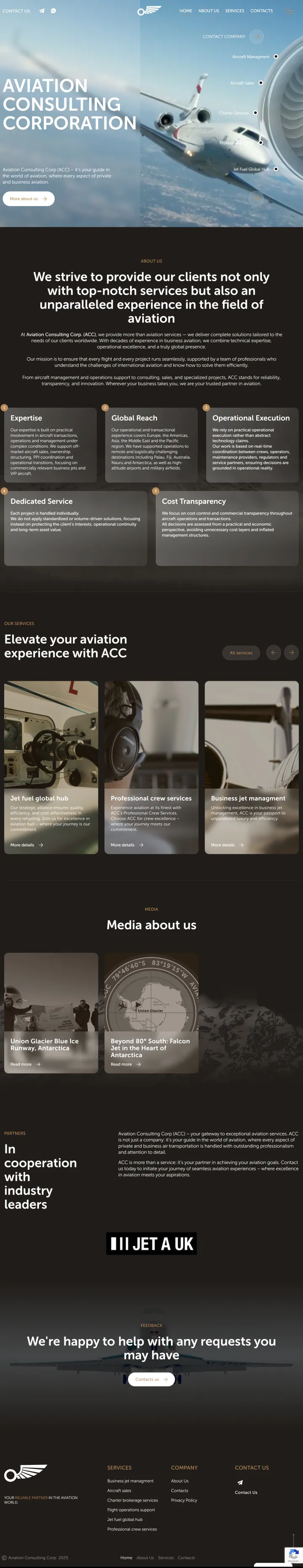 Aviation Consulting Corp (ACC) Screenshot Long