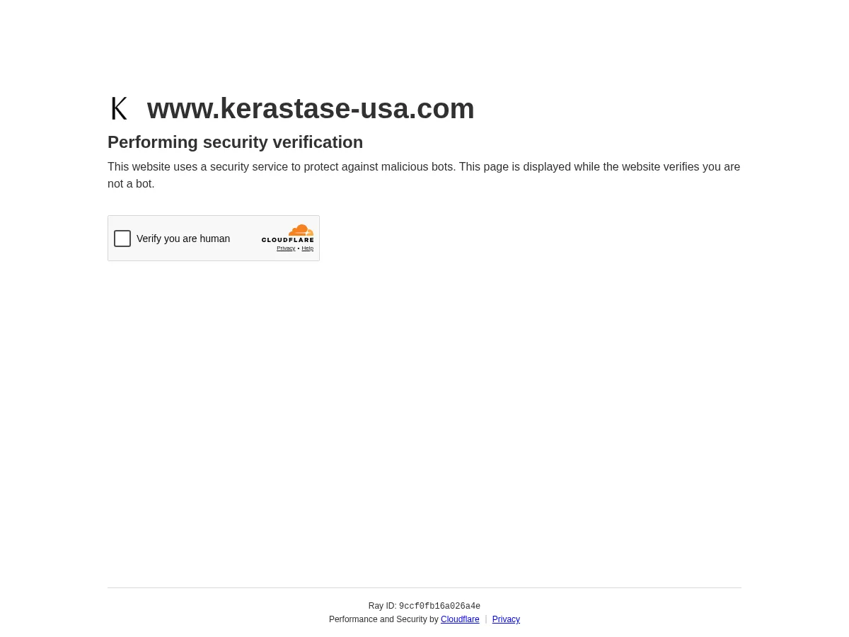 Kerastase Screenshot