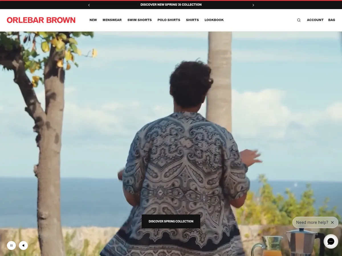 Orlebar Brown Screenshot