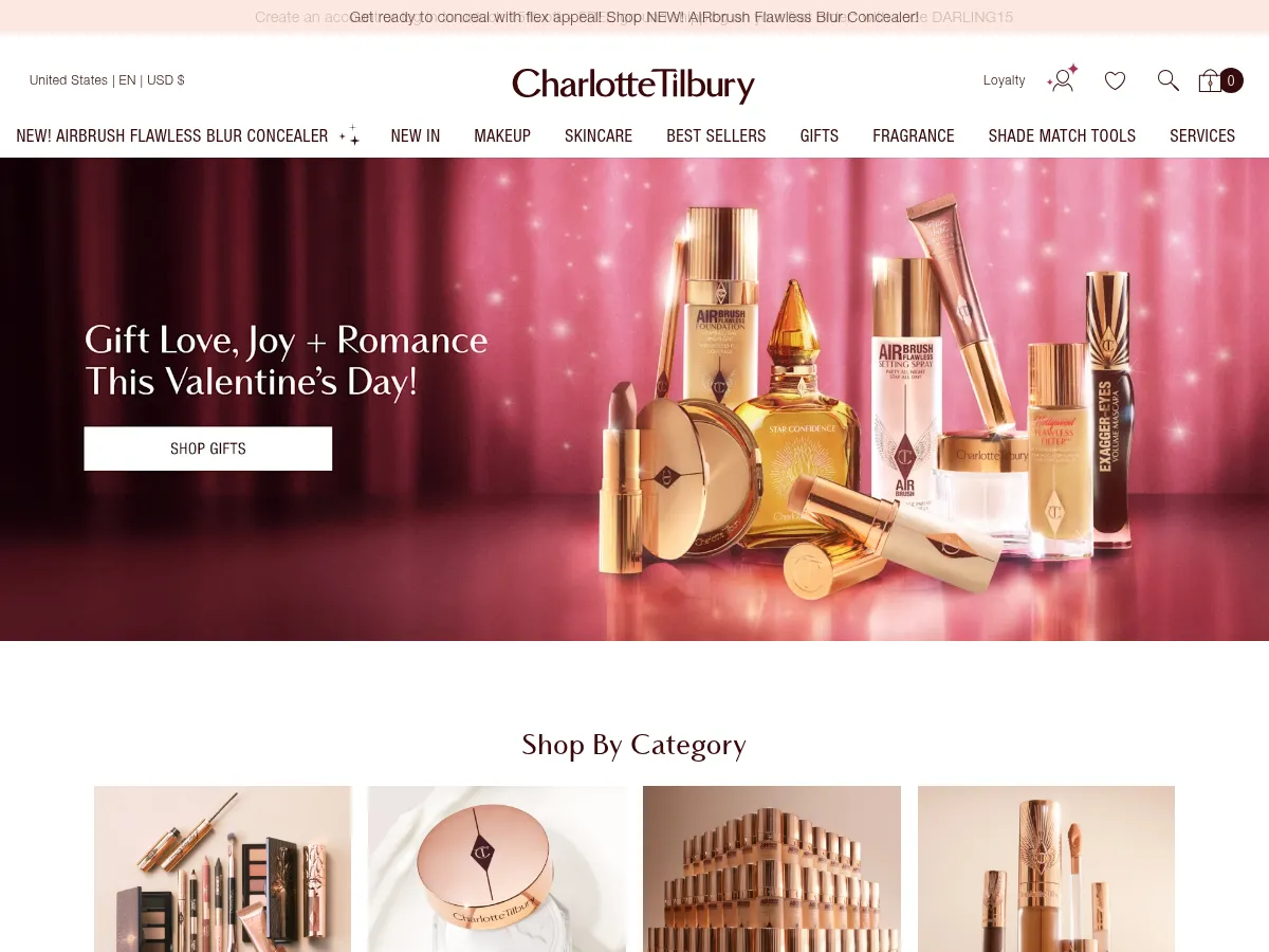 Charlotte Tilbury Screenshot