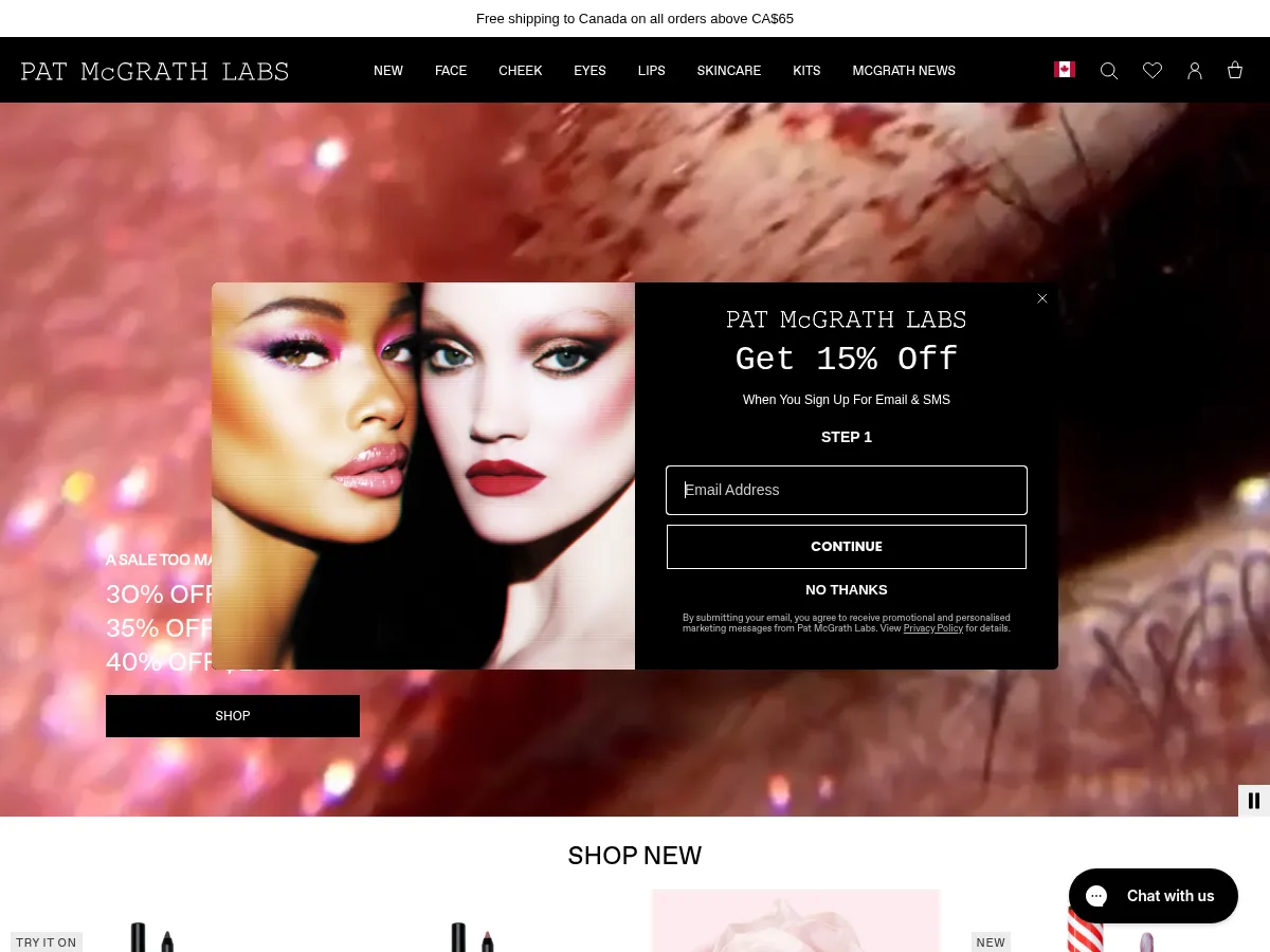 Pat McGrath Labs Screenshot