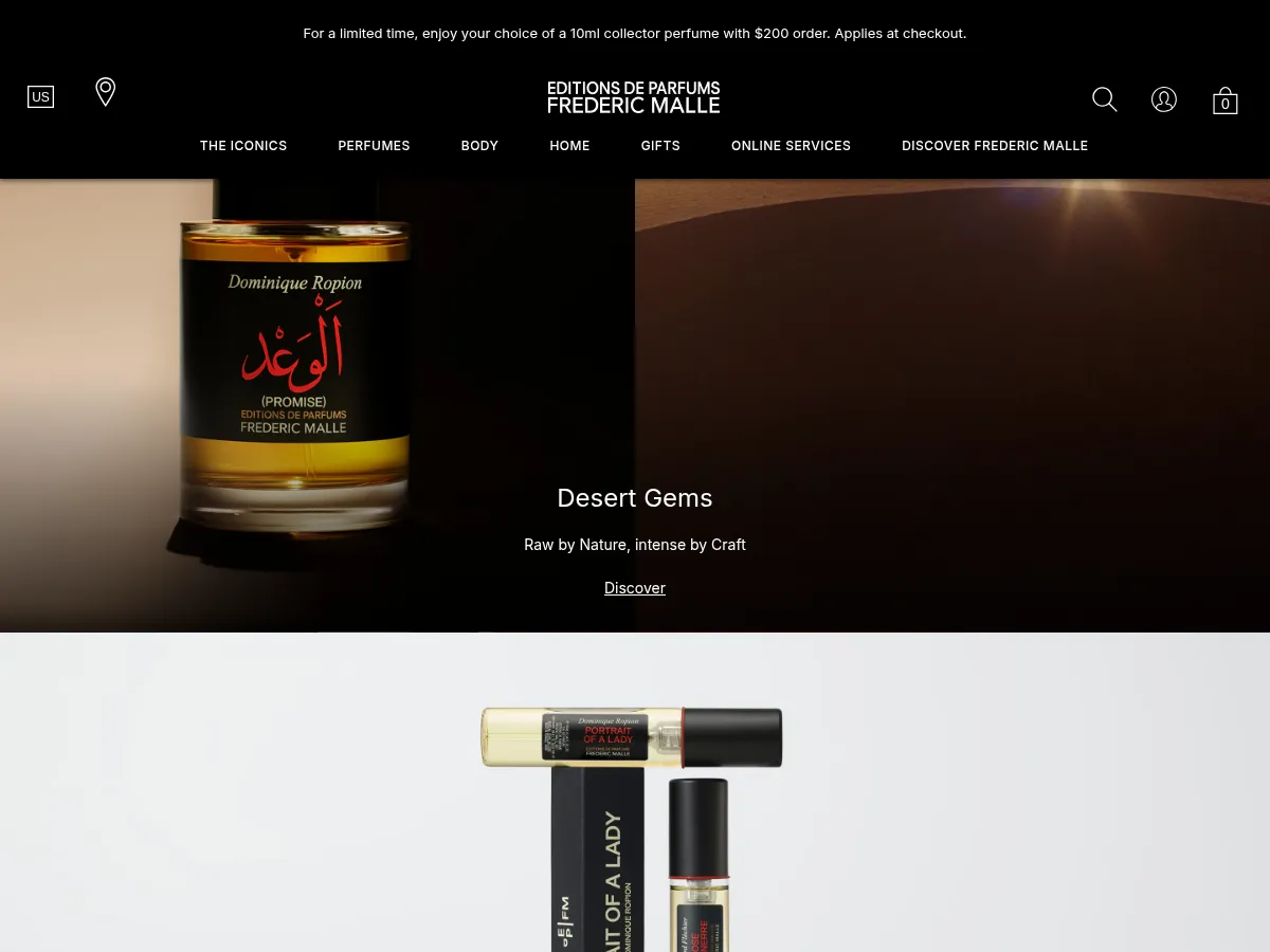 Frederic Malle Screenshot