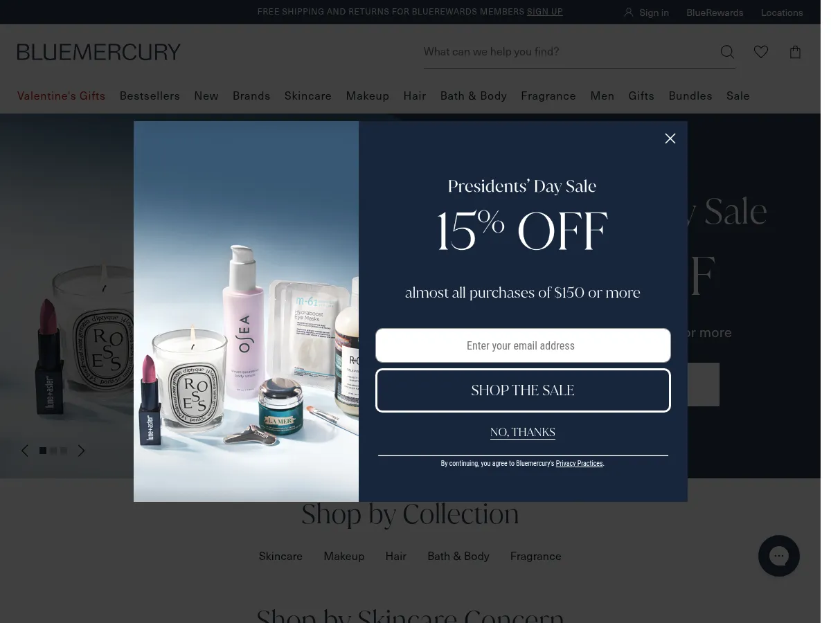 Bluemercury Screenshot