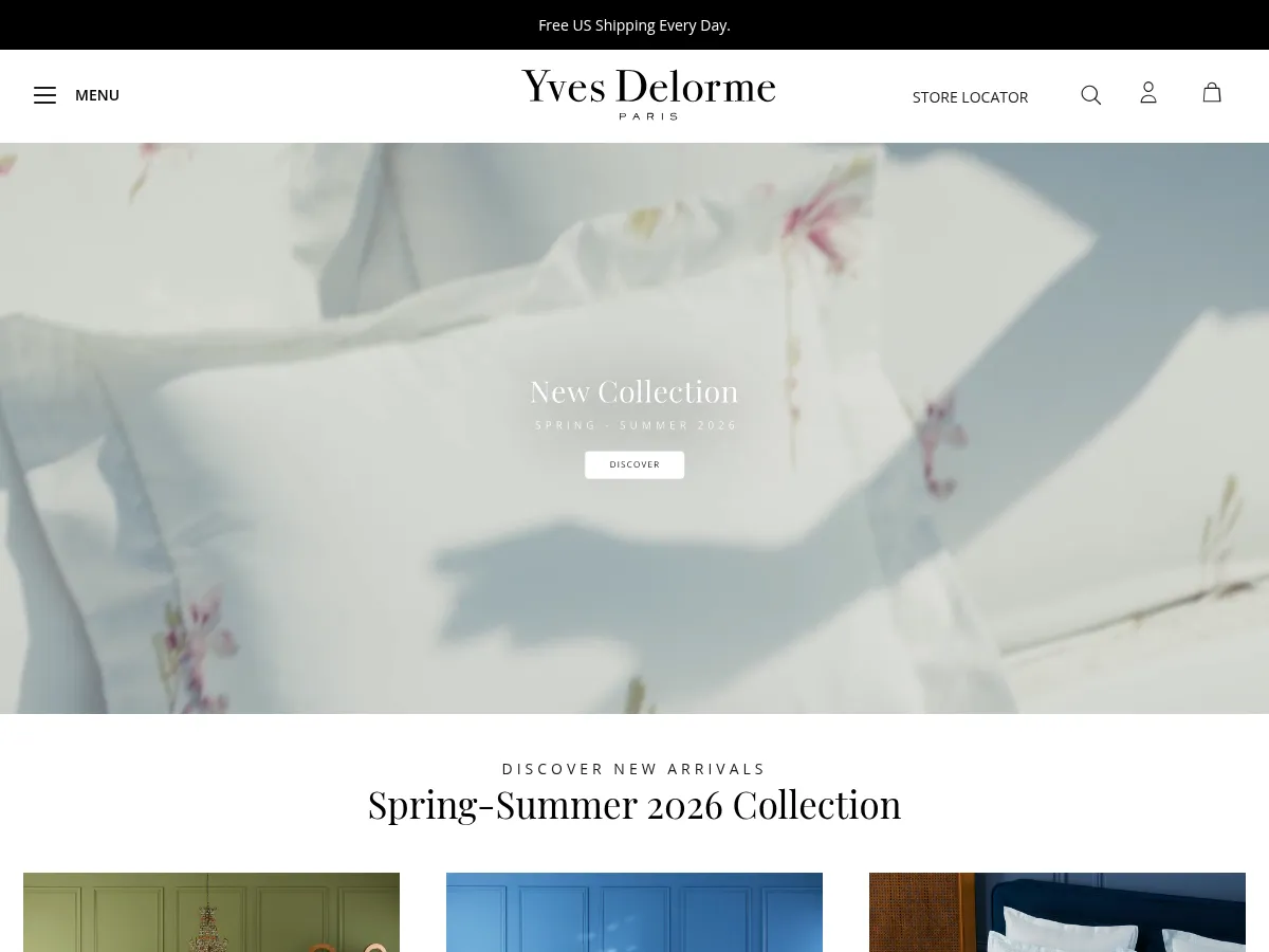 Yves Delorme Screenshot