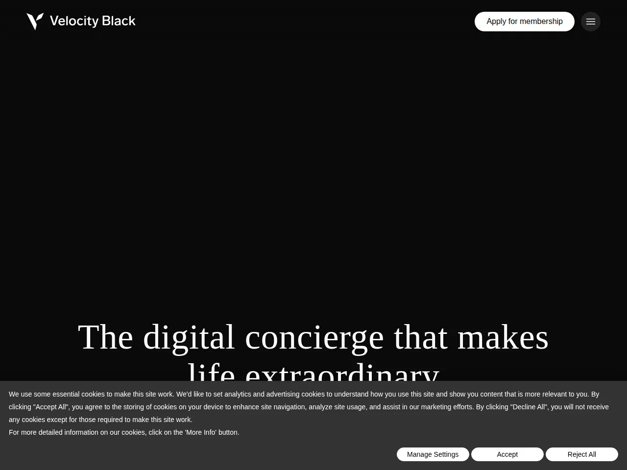 Velocity Black Screenshot