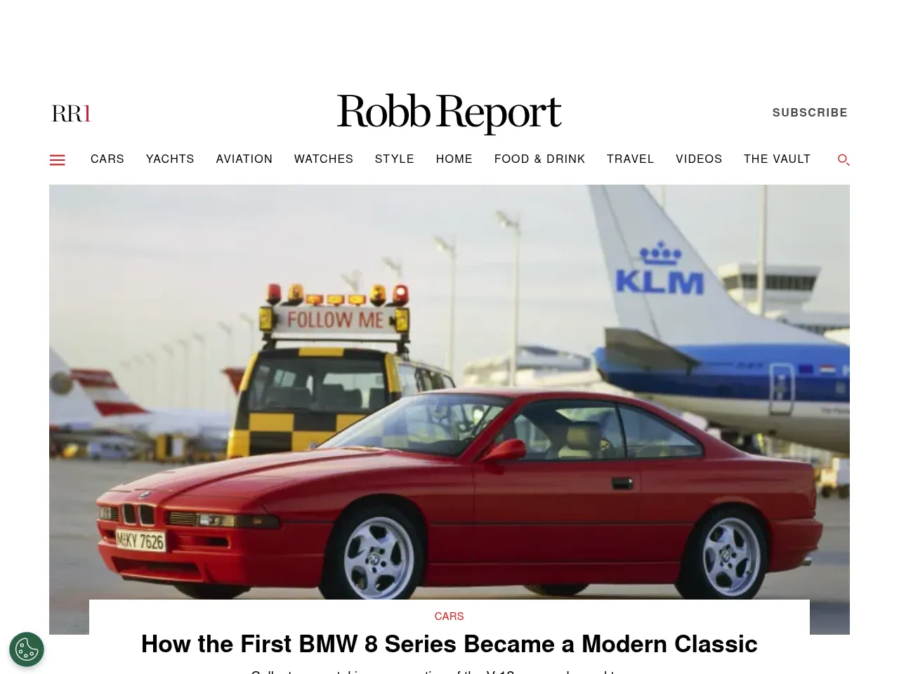 Robb Report Screenshot