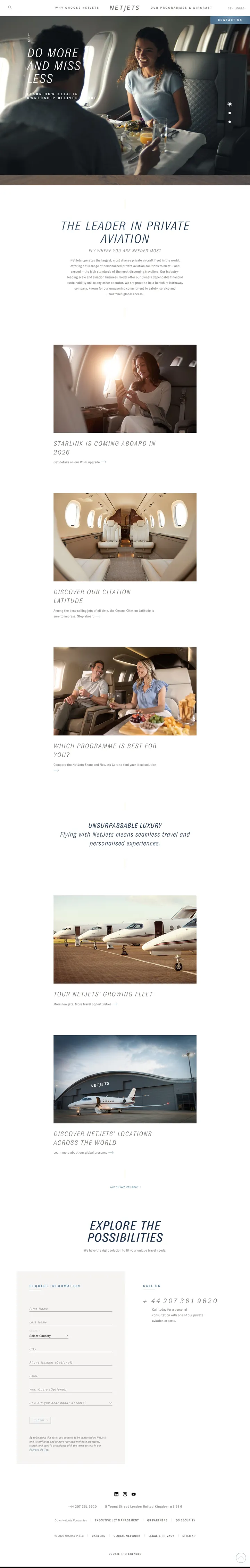 NetJets Screenshot Long