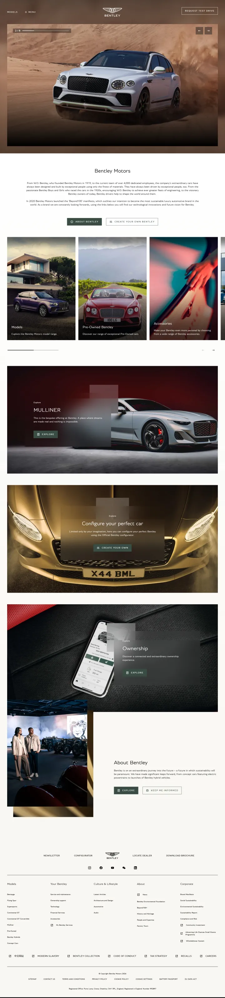 Bentley Motors Screenshot Long