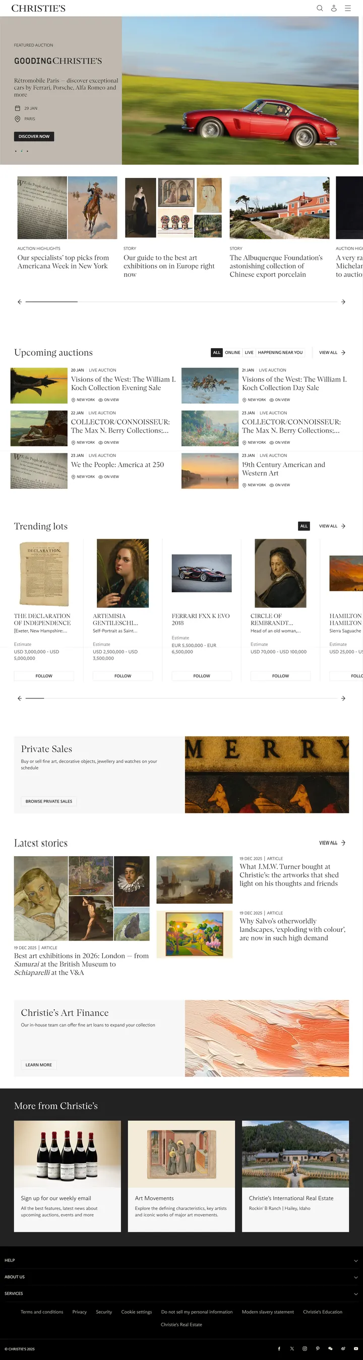 Christie's Screenshot Long