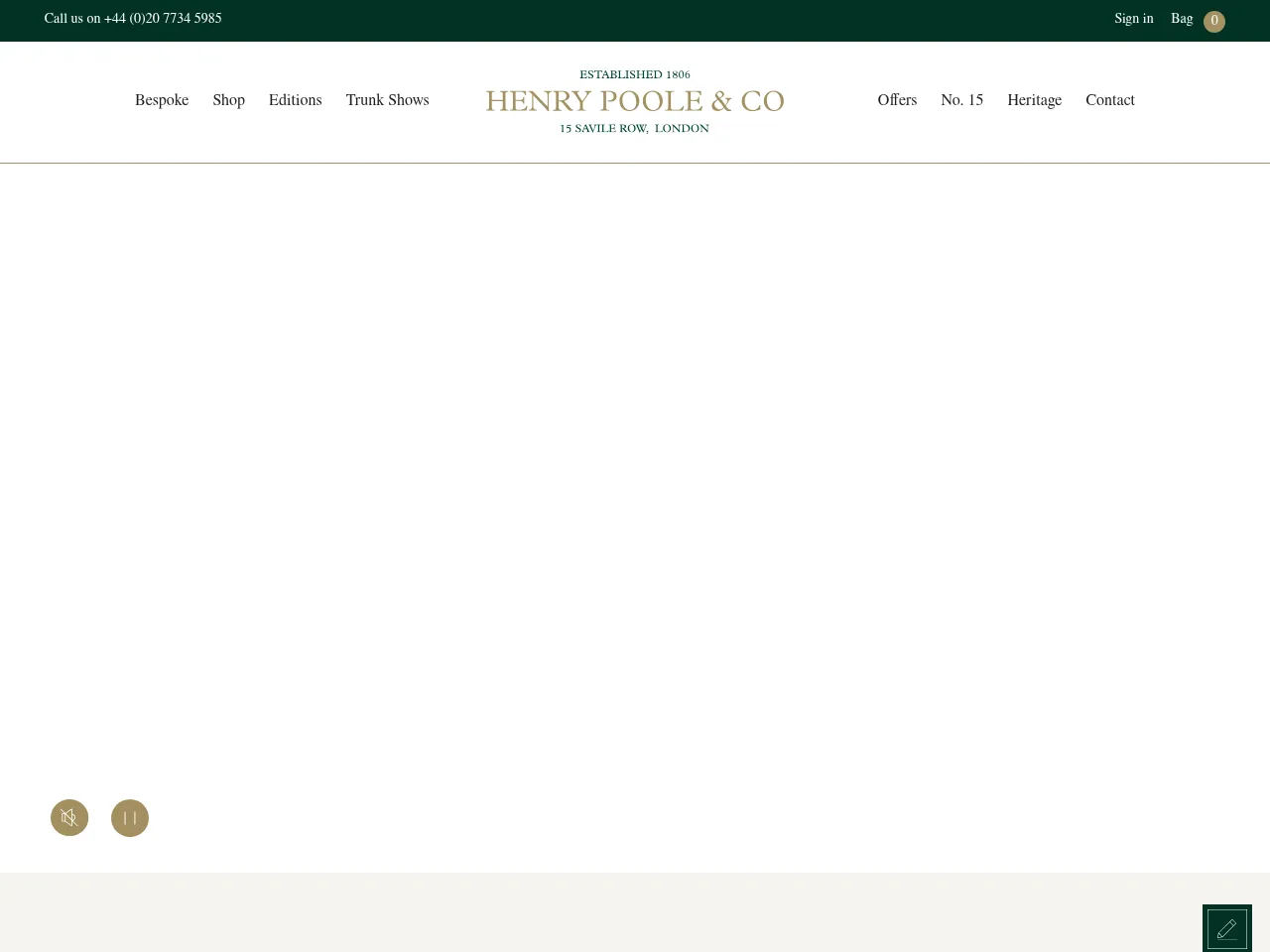 Henry Poole & Co Screenshot