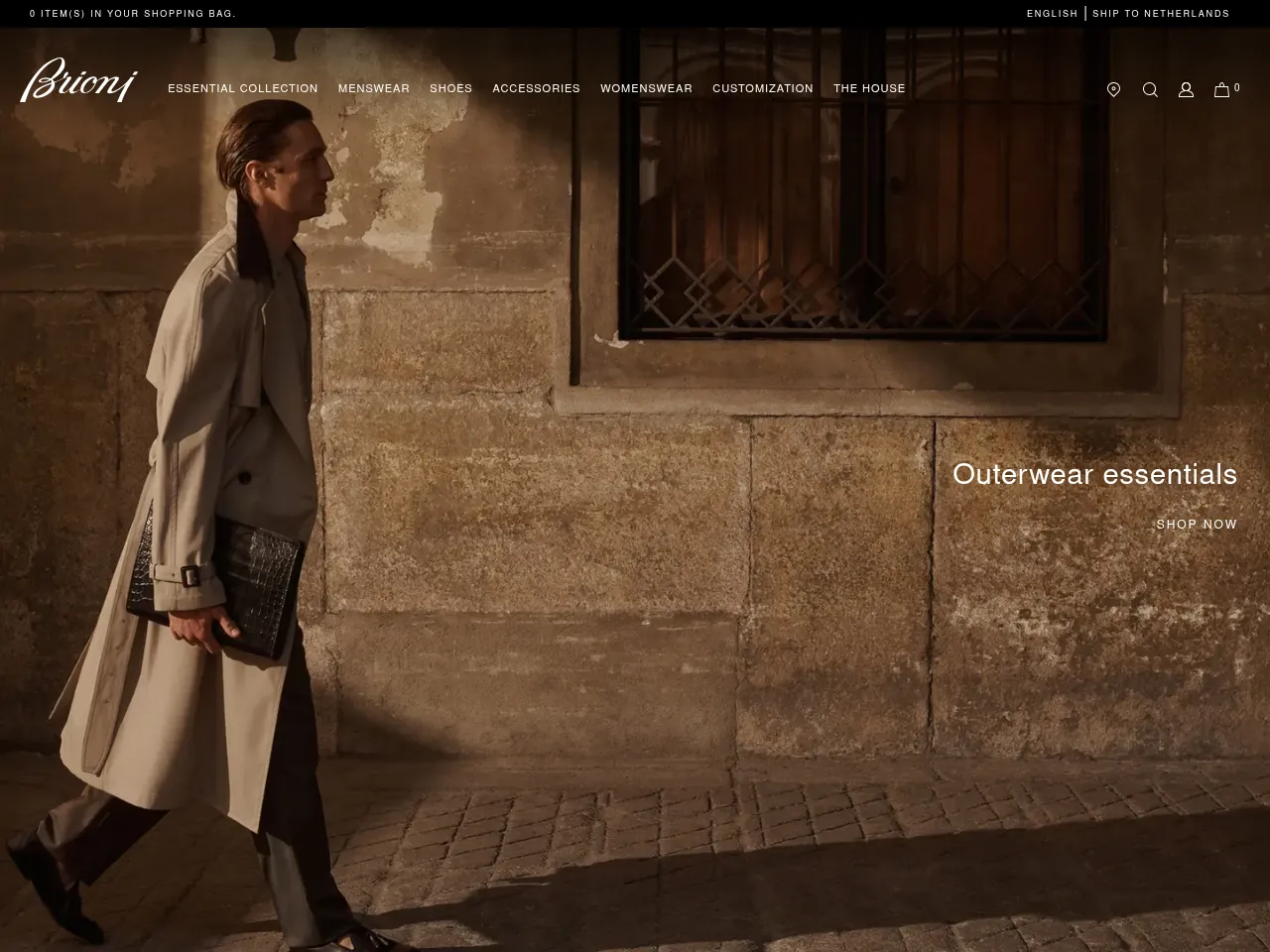 Brioni Screenshot