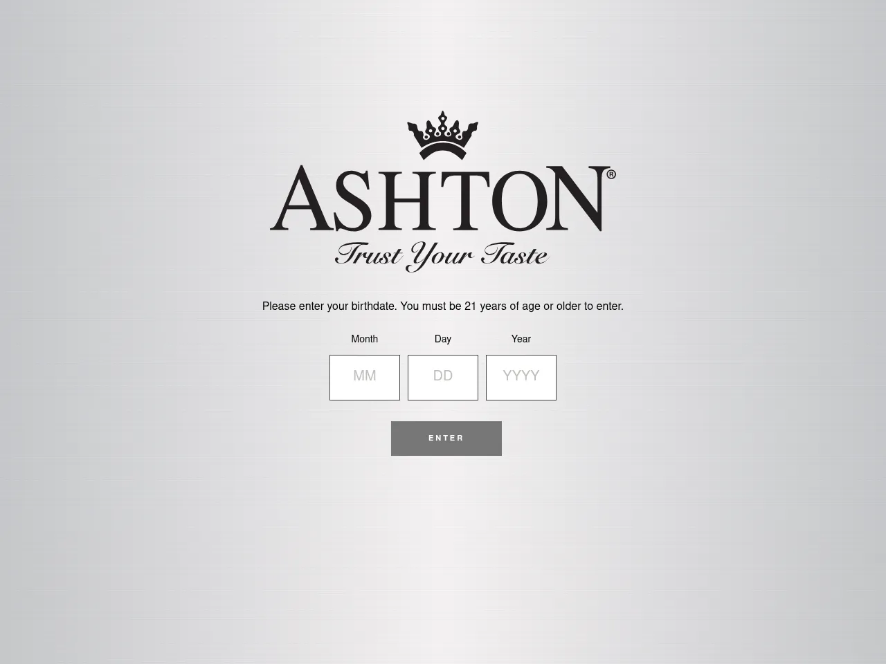 Ashton Cigars Screenshot