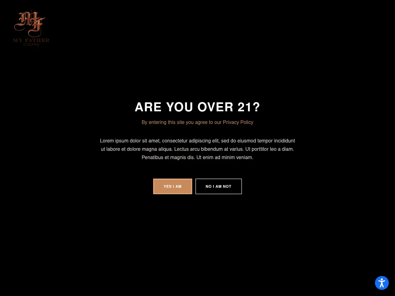 My Father Cigars Screenshot