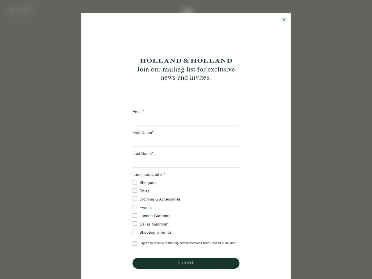 Holland & Holland Screenshot