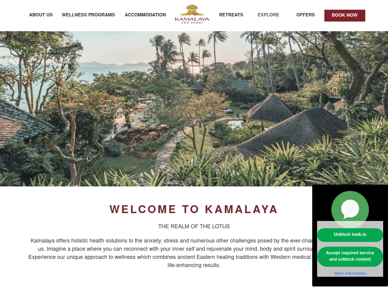 Kamalaya Koh Samui Screenshot