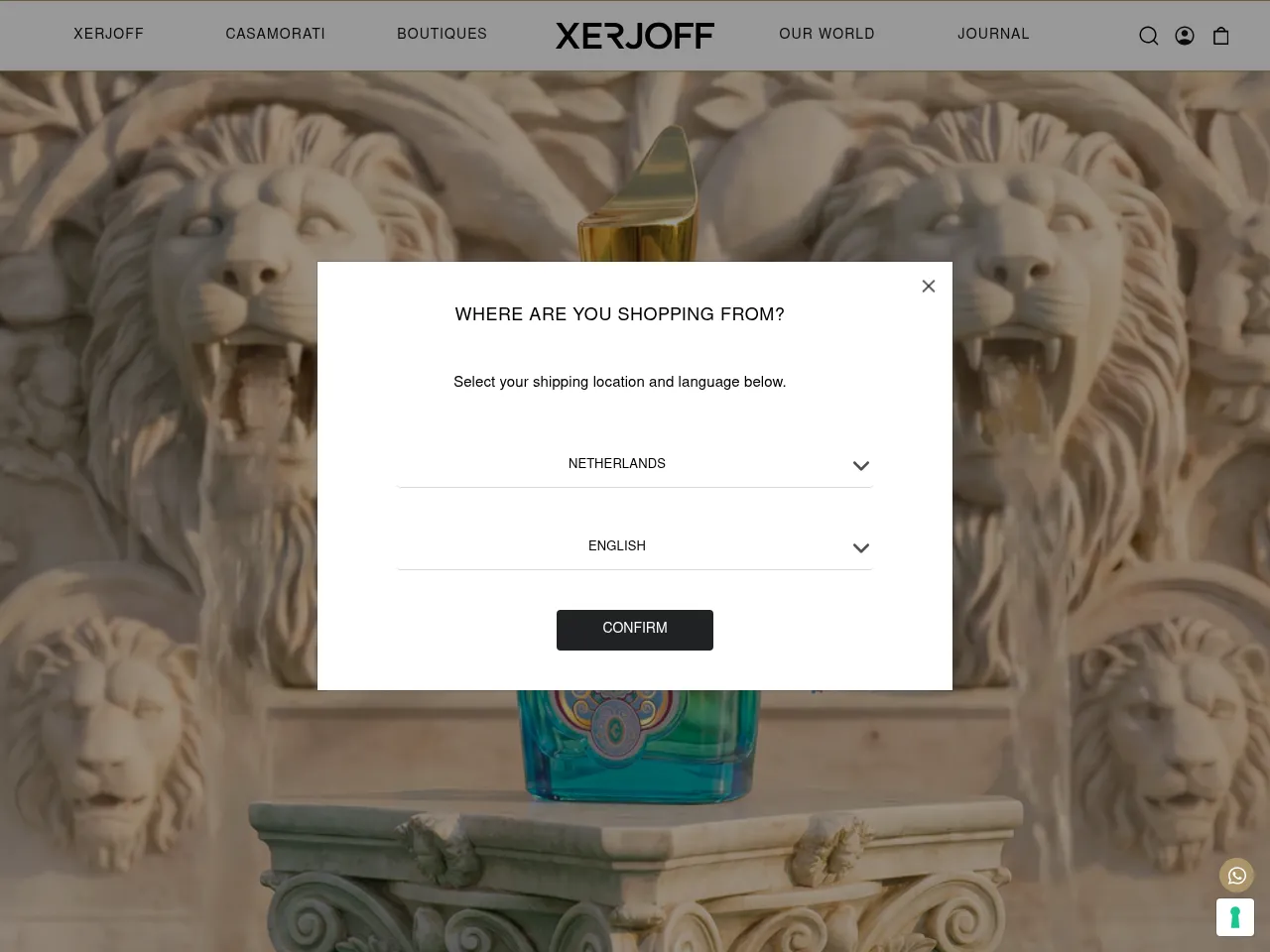 Xerjoff Screenshot