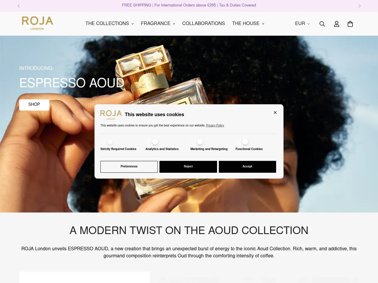 Roja Parfums Screenshot