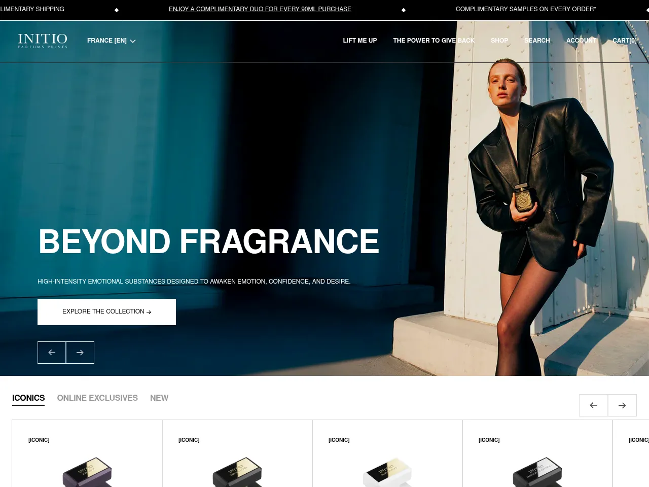 Initio Parfums Prives Screenshot