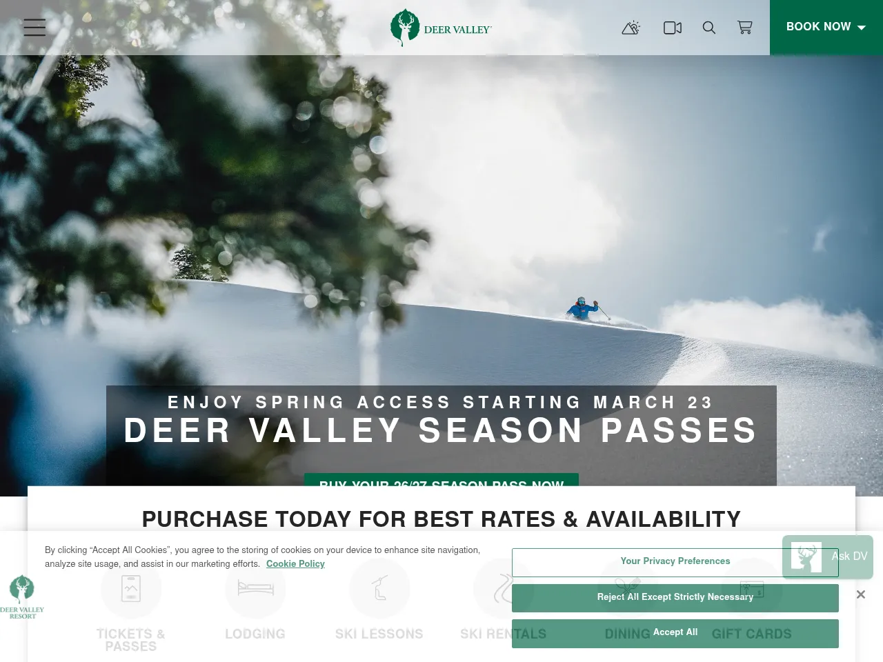 Deer Valley Resort Screenshot