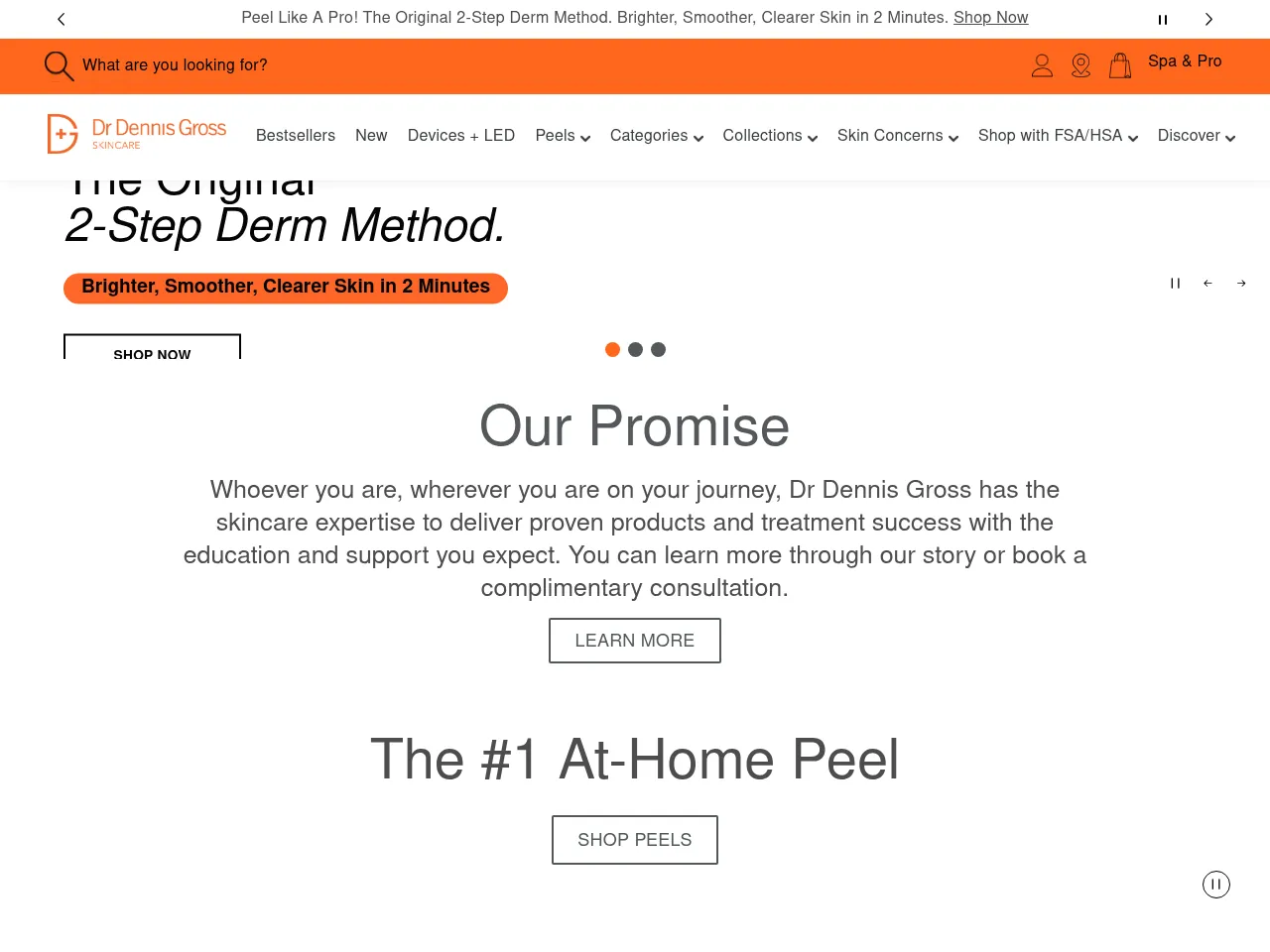 Dr. Dennis Gross Skincare Screenshot