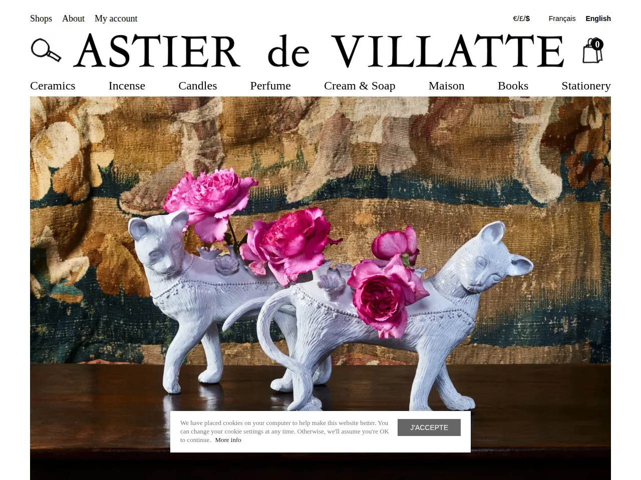 Astier de Villatte Screenshot